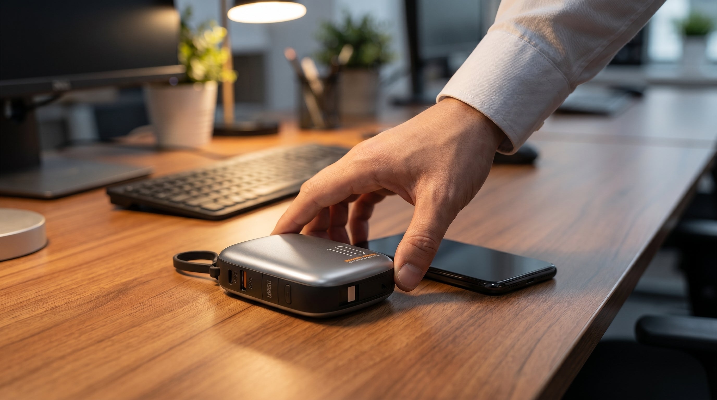 AussiePower Portable Charger — Built-In Cables