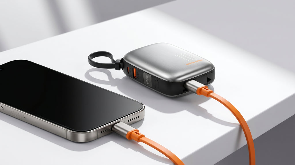 AussiePower Portable Charger — Built-In Cables