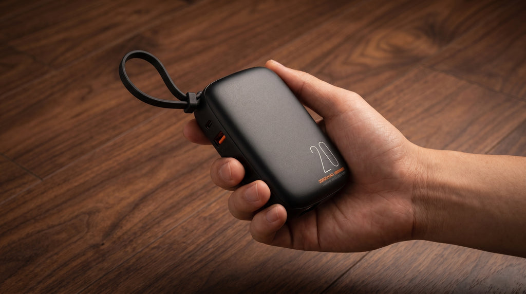 AussiePower Portable Charger — Built-In Cables